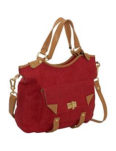 Max Burlap Tote by Sloane & Alex