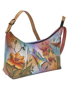 Medium Hobo: Flying Jewels by Anuschka