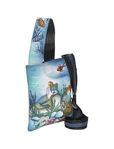 Slim Cross Shoulder Bag- Little Mermaid by Anuschka