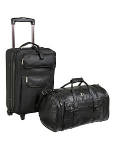 Leather 2 Pc. Carry-On Luggage Set by AmeriLeather