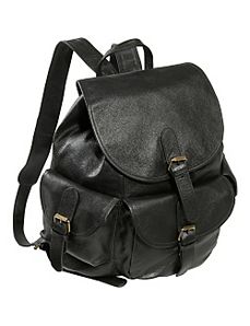 Urban Buckle-Flap Backpack by AmeriLeather