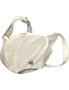 Croc Embossed Mini Messenger Bag by Ashley M
