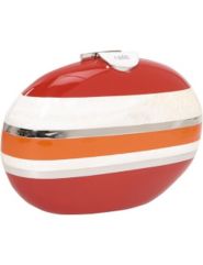 Lizelle Resin/Shell/Steel Minaudiere by Rafe New York