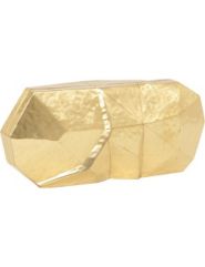 Maryanne Hammered Metal Minaudiere by Rafe New York