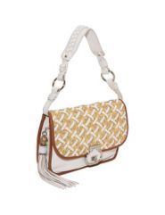 Angela Wicker Flap Clutch by Rafe New York