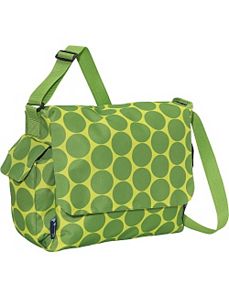 Big Dots Green Diaper Bag by Wildkin