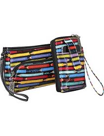 Colored Pencils Across the Body Cell Phone Wallet by Sydney Love