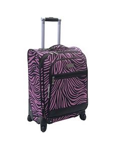 20' Wild Zebra Exp. Spinner by Nicole Miller Luggage