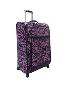 28' Wild Zebra Exp. Spinner by Nicole Miller Luggage