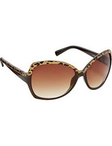 Oversized Animal Print Sunglasses by Steve Madden Sunwear