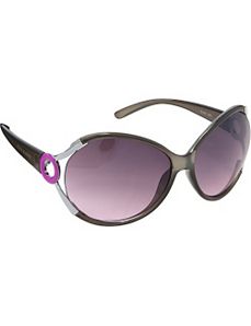 Round Vented Sunglasses by Steve Madden Sunwear