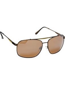 Polarized Rectangular With Spring Hinge Sunglasses by Steve Madden Sunwear