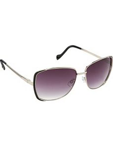 Textured Temple Rectangular Sunglasses by Jessica Simpson