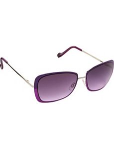 Retro Color Blocked Sunglasses by Jessica Simpson