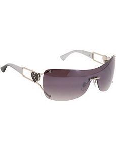 Heart Rimless Shield Sunglasses by Rocawear Sunwear
