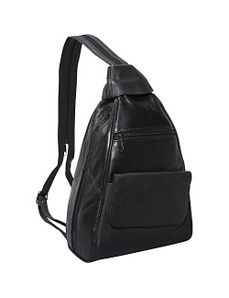 Leather Mini Backpack by Bellino