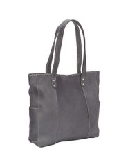 Double Strap Rivet Tote by Le Donne Leather