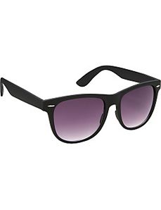 Wayfarer Sunglasses Black Special Rubber Touch Fin by SW Global Sunglasses