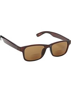Square Fashion Sunglasses Brown with Vision Power by SW Global Sunglasses
