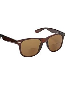 Wayfarer Fashion Sunglasses Brown with Vision Powe by SW Global Sunglasses
