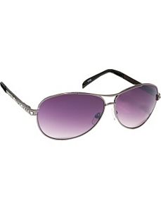 Stunning Pilot Aviator Sunglasses in Crystal Rhine by SW Global Sunglasses