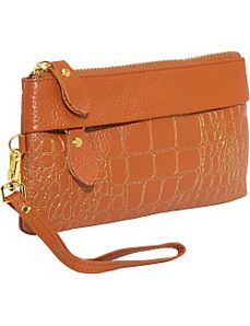 Sparks Leather Clutch Wristlet by AmeriLeather