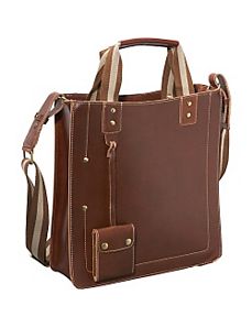 Legacy Leather Magazine Tote by AmeriLeather