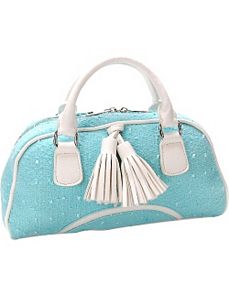 Fresh Air Novetly Fabric Satchel Handbag Purse by Flying Daisies