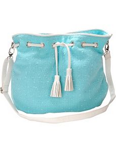 Fresh Air Novelty Fabric Crossbody Handbag by Flying Daisies