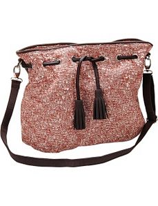 Starfish Novetly Fabric Crossbody Handbag by Flying Daisies
