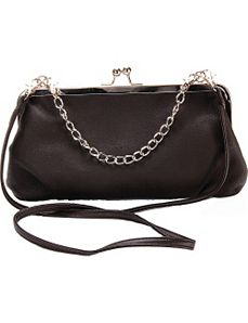 Cherry Red Metal Framed Handbag Purse by Flying Daisies
