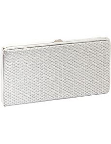 We Mesh Together Silver Wallet/Clutch by Vizzini Inc.