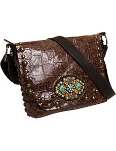Gemstone Messenger Bag by Leatherock