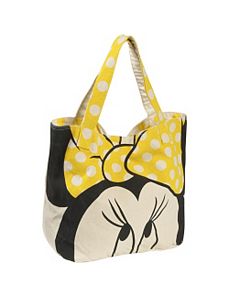 Minnie Mouse Yellow Bow Tote by Loungefly