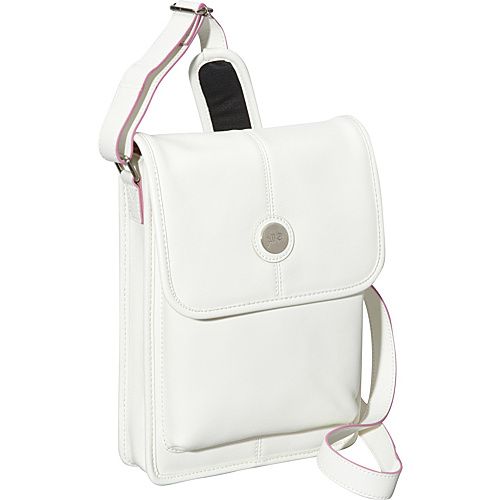 WHITE WITH PINK TRIM