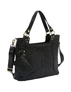 Hazelle Leather Shoulder Bag by AmeriLeather