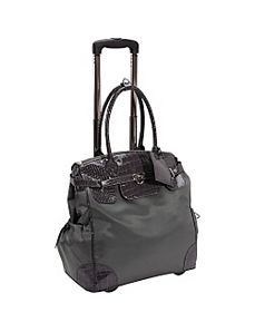 Deluxe Skylar Women's Rolling Laptop Tote by AmeriLeather