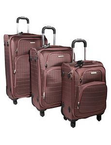 Vivanti 3 Pc Spinner Luggage Set by McBrine Luggage