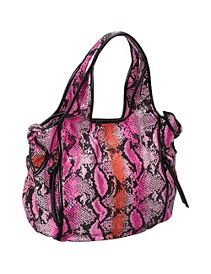 Carmine Coated Fabric Tie Tote by Kooba
