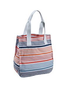 Striped Canvas Tote by Earth Axxessories