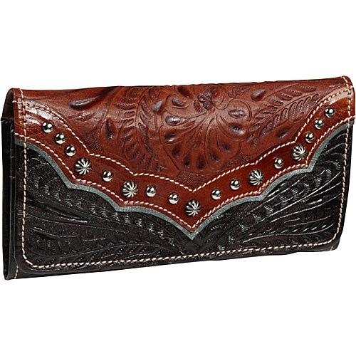 BLACK WITH BROWN TRIM