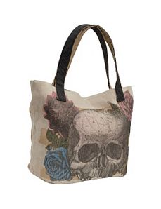 Skull Flower Tote by Loungefly