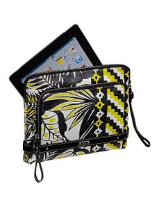 Tina Printed PVC Tech Clutch by Rafe New York
