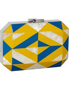 Dawn Mixed Media Minaudiere by Rafe New York
