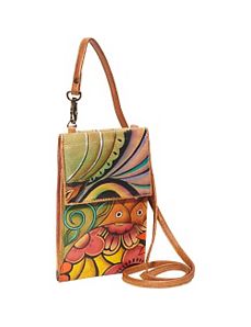 Organizer Wallet on a String - Patchwork Garden by Anuschka
