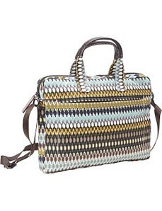 African Dots Laptop Satchel by Echo