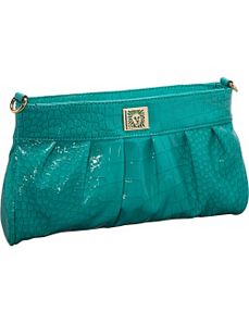 Perfectly Pleated Clutch by AK Anne Klein