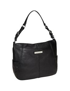 Key Item Leather Hobo by Calvin Klein
