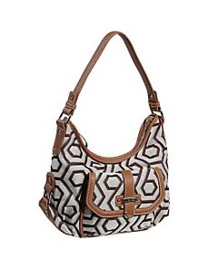 Hexagon 9s Jacquard Small Hobo by Nine West Handbags