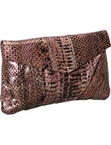 Yasmine Snakeskin Clutch by Inge Christopher
